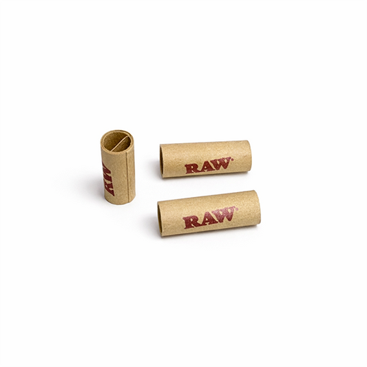 فلاتر ورق RAW الأصلية جاهزة للطي - 200 قطعة من فلاتر الورق الطبيعي - فلاتر جاهزة للاستخدام في كيس قابل لإعادة الغلق