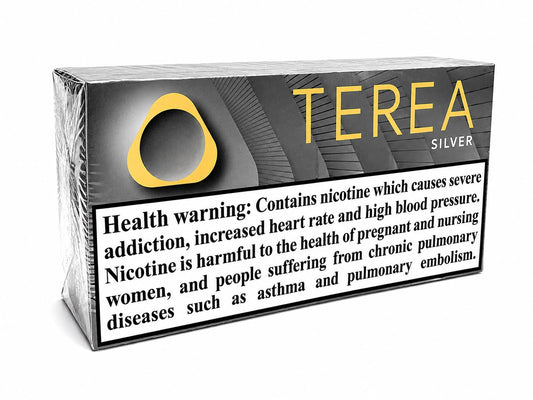 IQOS TEREA Silver Heat Sticks – Smooth Light Premium Tobacco 20 Sticks