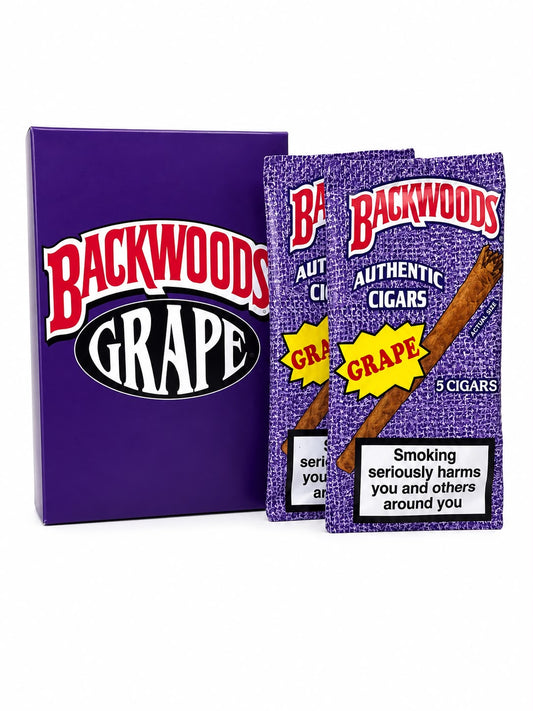 BACKWOODS AUTHENTIC CIGARS - Box ( 8 Packet )