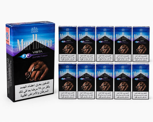 Marlboro Vista Purple Fusion Double Capsule Selected Premium Tobacco Cigarettes 20 Sticks