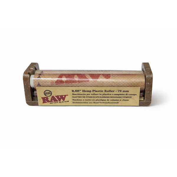 RAW Hemp Plastic 79mm Cigarette Rolling Machine – Standard Size Manual Roller – Durable Compact Rolling Accessory for Smooth & Even Results
