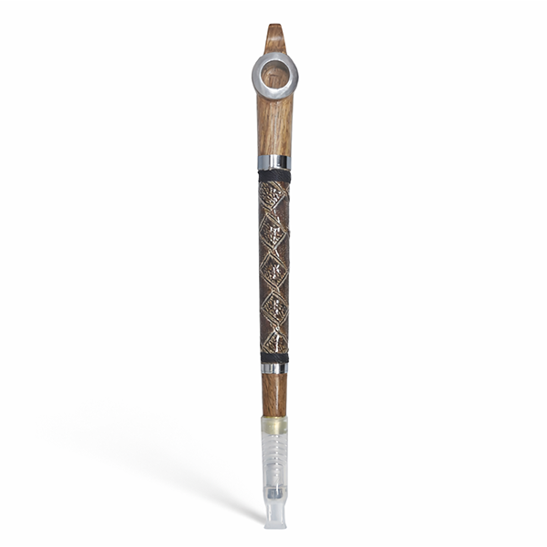 Leather-Wrapped Wooden – Steel Head | 14cm