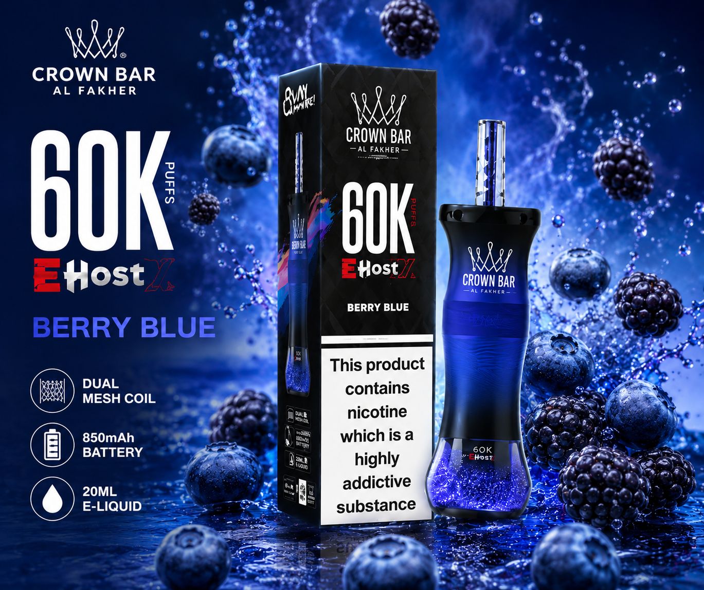 THE CROWN FLAVOR EMPIRE - 60K PUFFS OF PURE ROYALTY