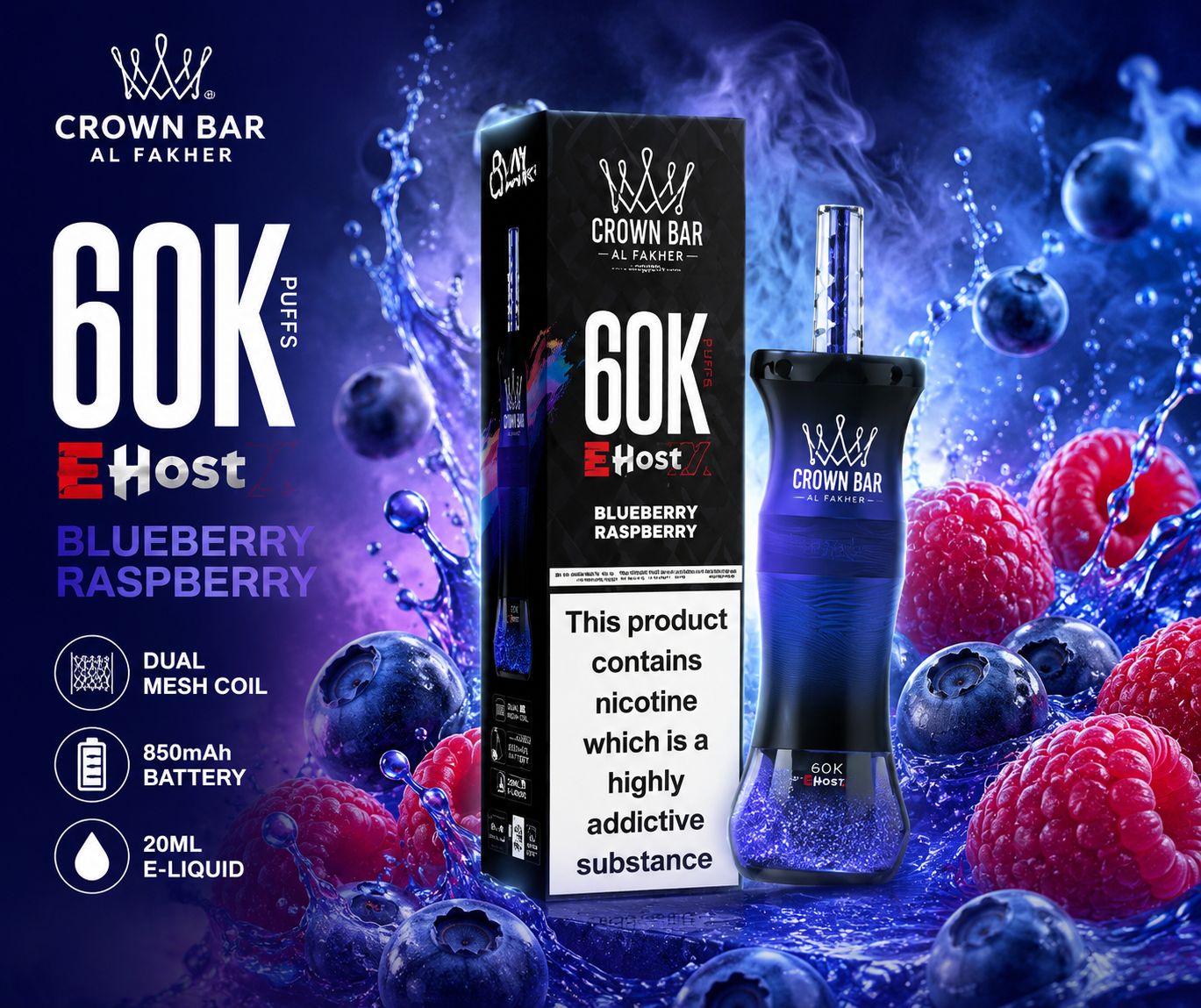 THE CROWN FLAVOR EMPIRE - 60K PUFFS OF PURE ROYALTY
