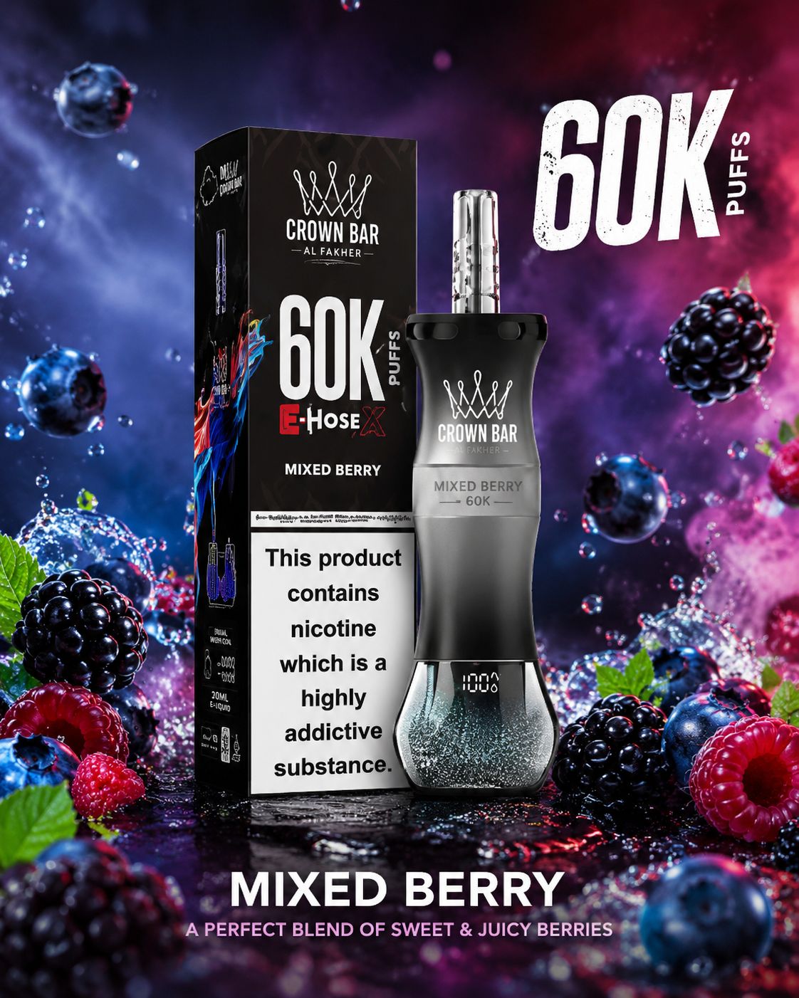 THE CROWN FLAVOR EMPIRE - 60K PUFFS OF PURE ROYALTY