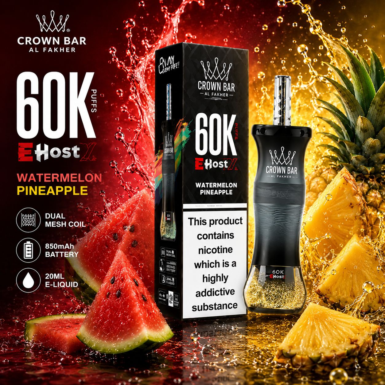 THE CROWN FLAVOR EMPIRE - 60K PUFFS OF PURE ROYALTY