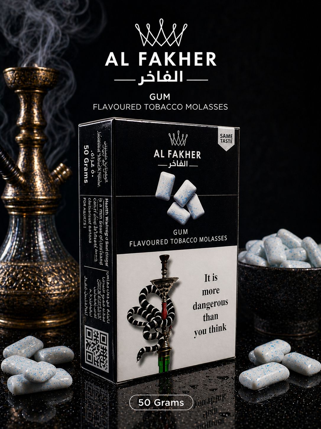 Al Fakher Premium Shisha Tobacco – Top Flavours Collection | 50g Hookah Molasses | Dubai UAE