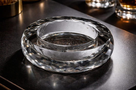 Al Khumery Crystal Glass Ashtray – Luxury Classic Design | UAE Premium Quality In UAE