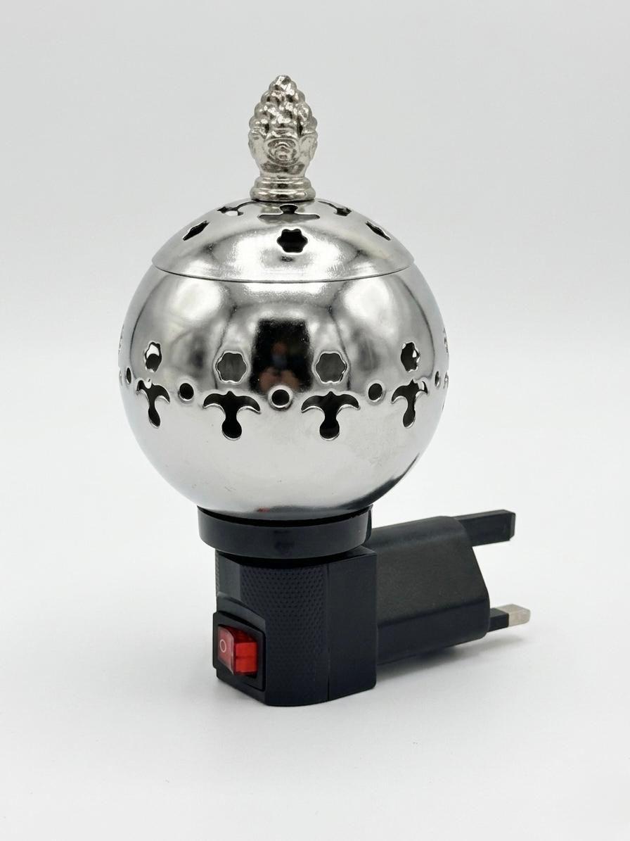 AL KHUMERY PLUG-IN ELECTRIC GLOBE ARABIC BAKHOOR INCENSE BURNER
