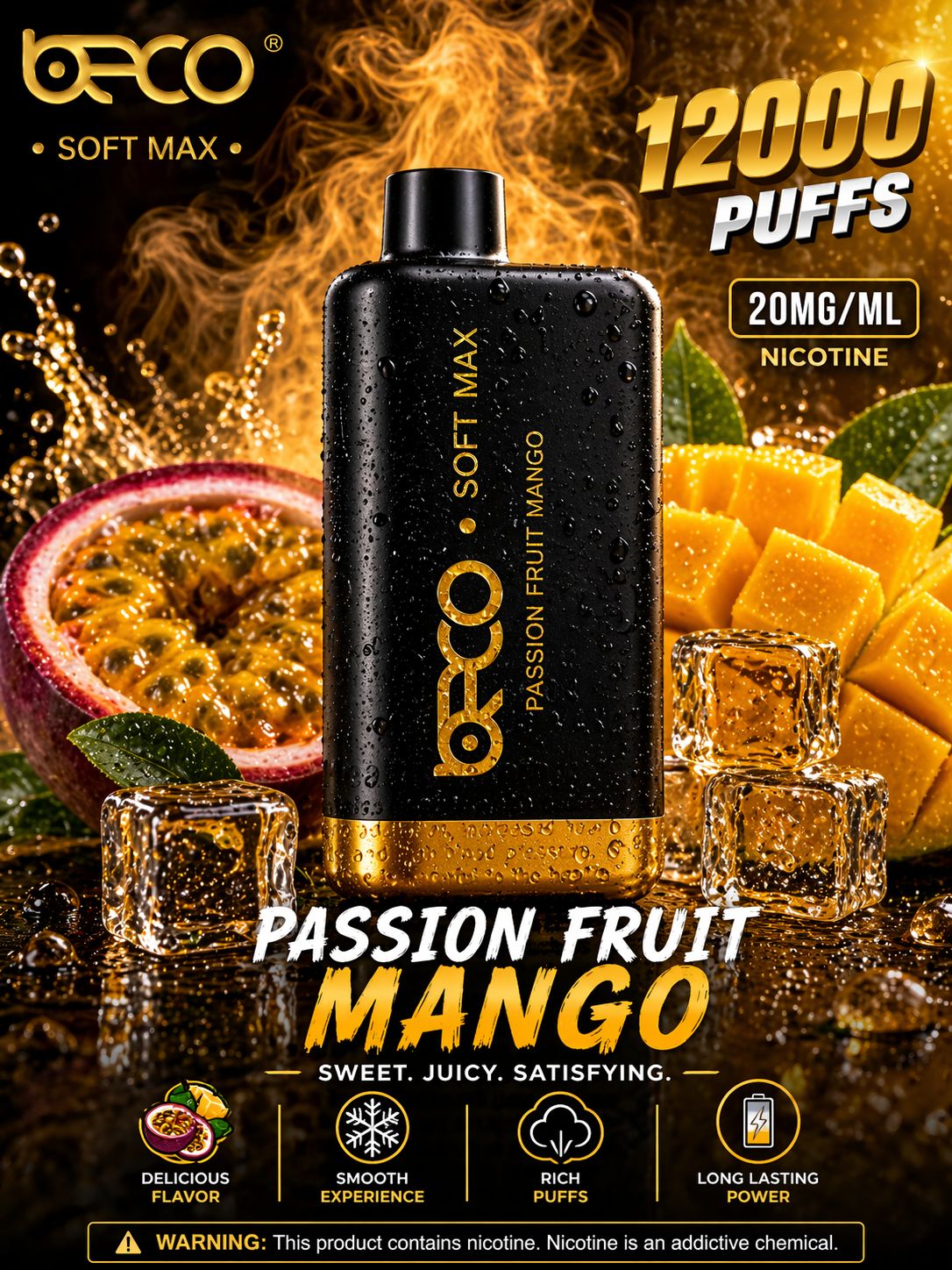 AL KHUMERY | BECO Soft Max Disposable Vape 12000 Puffs Mixed Berries | 20mg Nicotine | Rechargeable | Premium Flavor Vape UAE