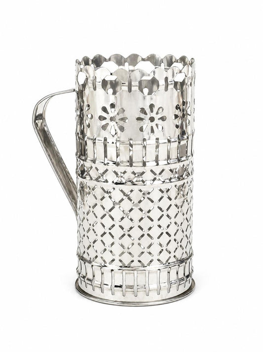AL KHUMERY FLORAL LATTICE CUT TALL HOOKAH CHARCOAL HOLDER MUG