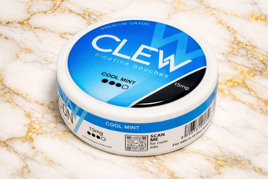 CLEW निकोटीन पाउच – प्रीमियम ग्रेड | तरबूज, पुदीना, कूल मिंट और ब्लूबेरी | 15mg-20mg | तंबाकू-मुक्त | अल खुमेरी