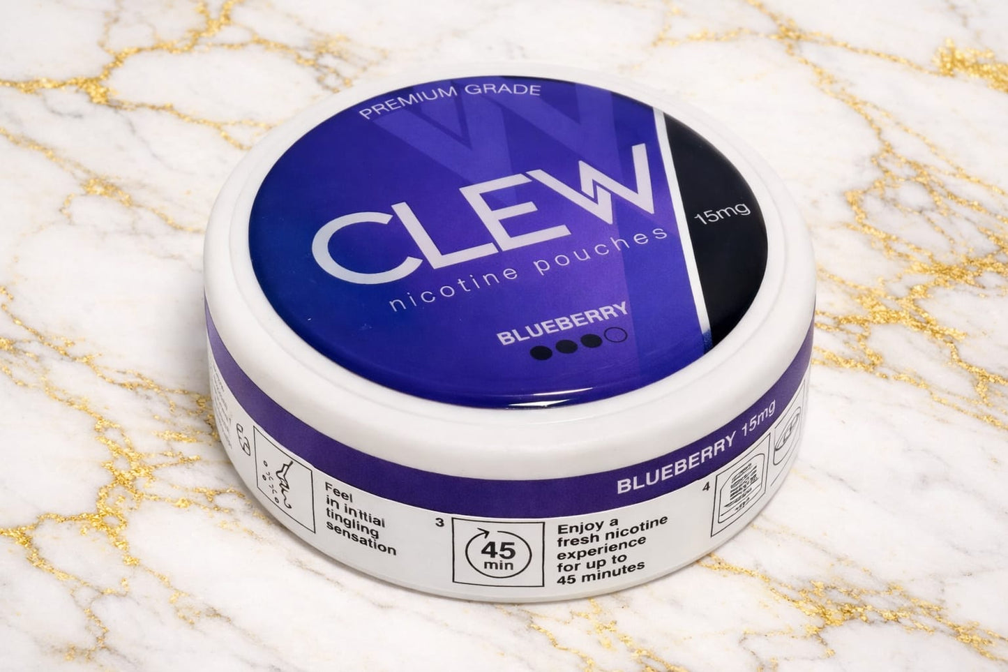 CLEW Nicotine Pouches – Premium Grade | Watermelon, Spearmint, Cool Mint & Blueberry | 15mg–20mg | Tobacco-Free| AL KHUMERY