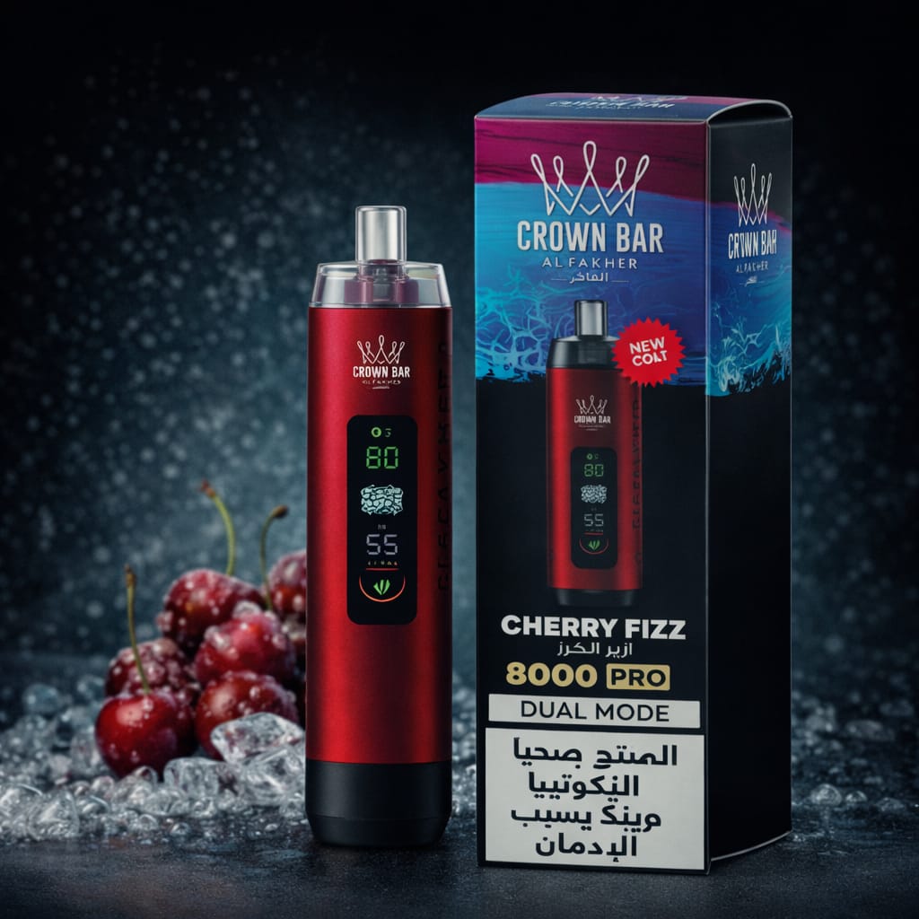 CROWN BAR AL FAKHER 8000 PUFFS DISPOSABLE VAPE IN UAE | AL KHUMERY