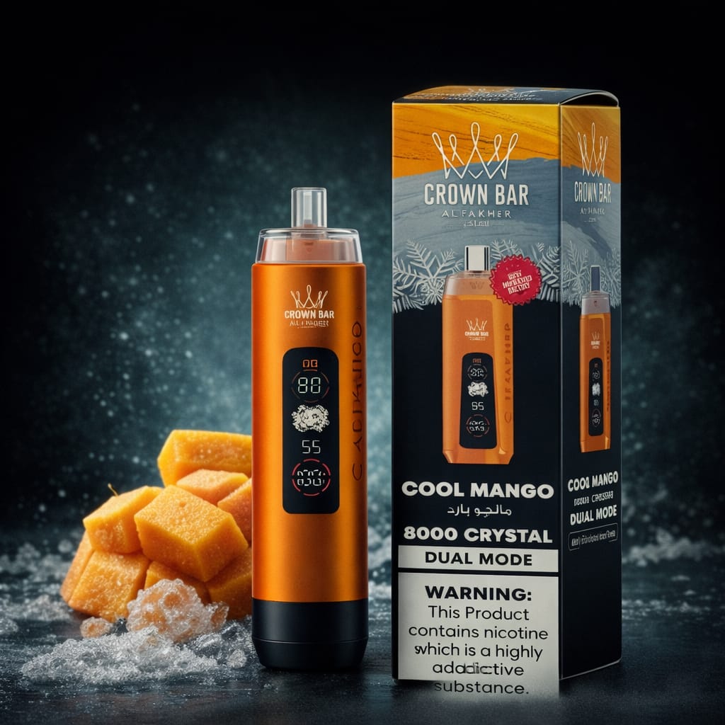 CROWN BAR AL FAKHER 8000 PUFFS DISPOSABLE VAPE IN UAE | AL KHUMERY
