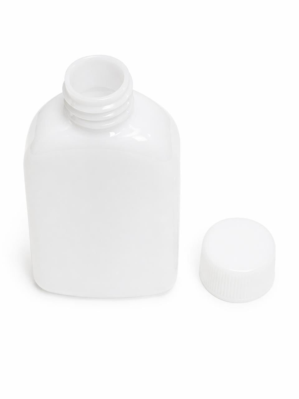 AL KHUMERY | 50ml-Mini White Plastic Dokha Bottle – Portable Screw Cap Dokha Storage Container | UAE