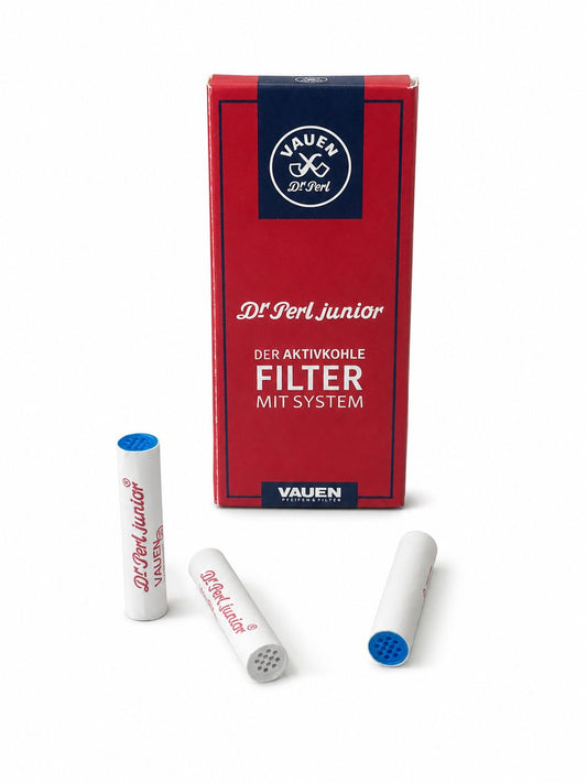 VAUEN Dr. Perl Junior 9mm Activated English  Pipe Filters | Made in Germany