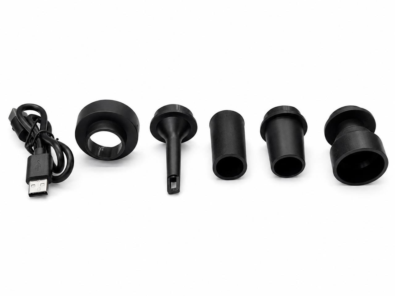 Pro Hookah Electric Air Pump – Rechargeable | Ultra Portable | Powerful Airflow | 5 Nozzles Included | Best Hookah Accessory