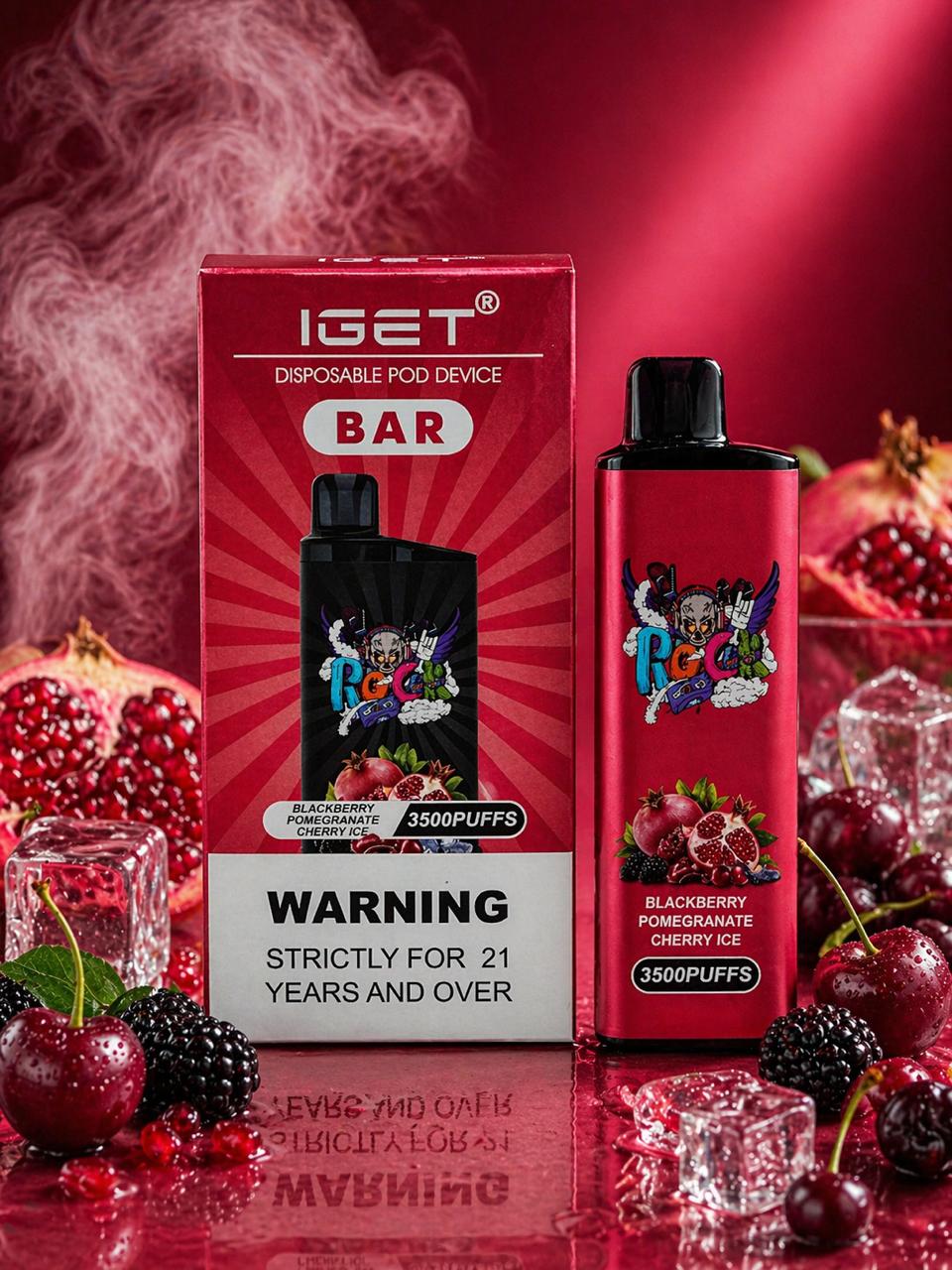 अल खुमेरी आईजीईटी बार डिस्पोजेबल वेप – [फ्लेवर] | 3500 पफ्स | यूएई