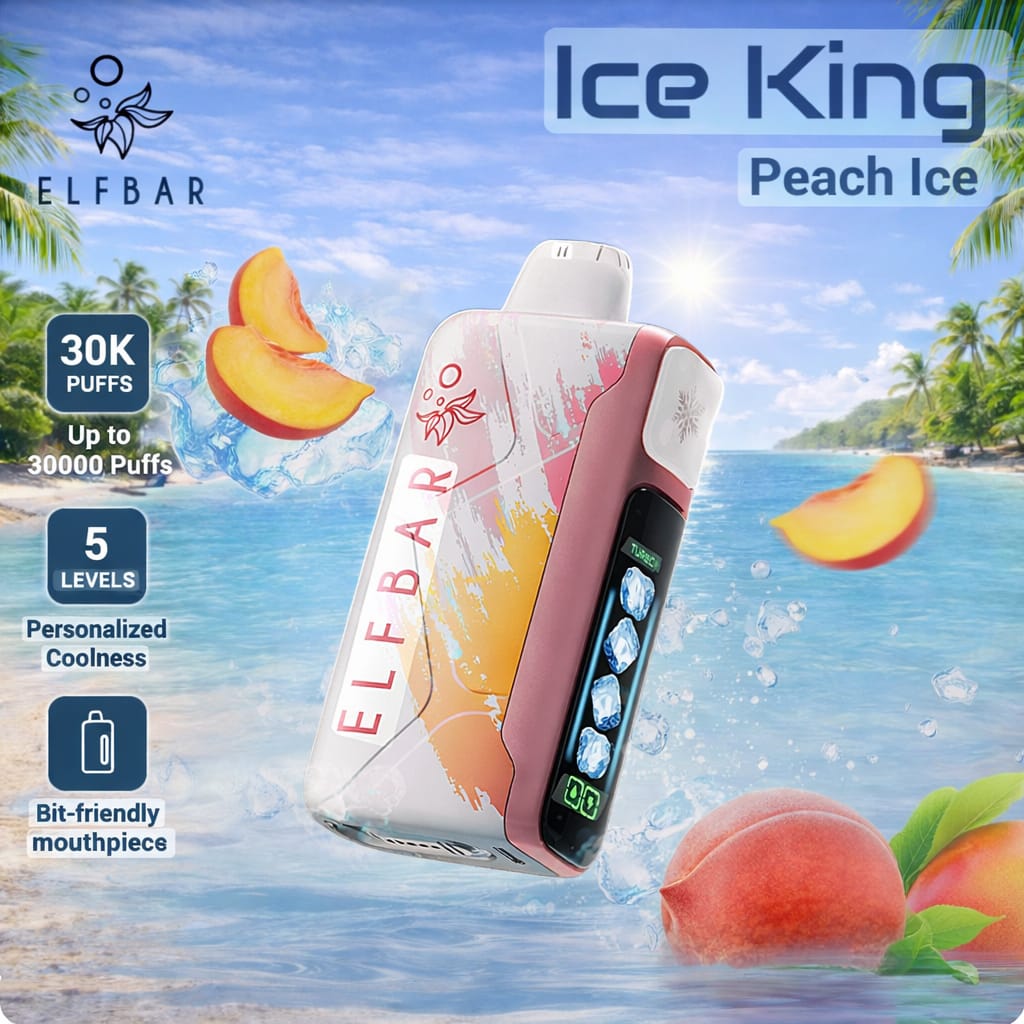 ELF BAR Ice King 30,000 Puffs Ice Adjustable Disposable Vape 50mg | AL KHUMERY | In UAE