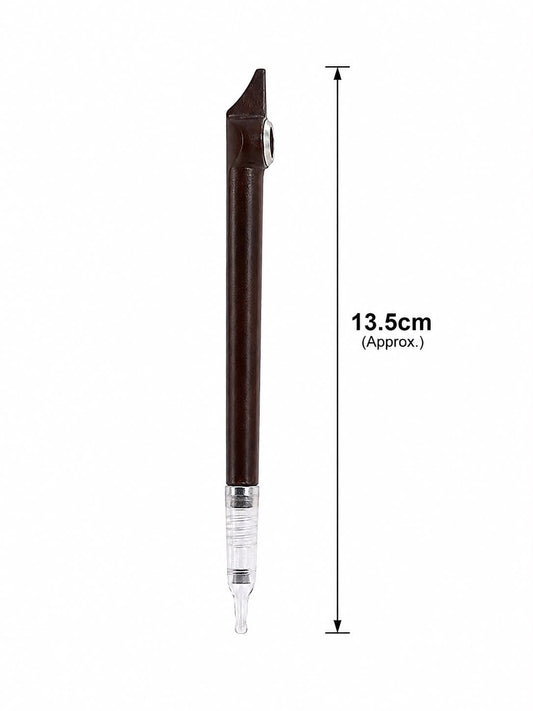 Traditional Medwakh Pipe – Wooden Dokha Smoking Pipe with Detachable Filter (13.5cm)