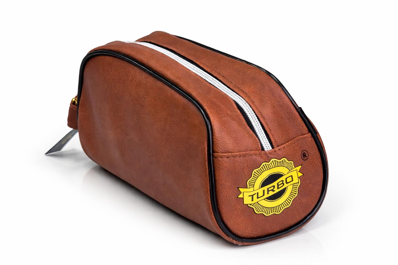 Al Khumery Premium Medwakh Travel Pouch – Classic Brown Leather Dokha Storage Bag | Luxury Vintage Smoking Accessories