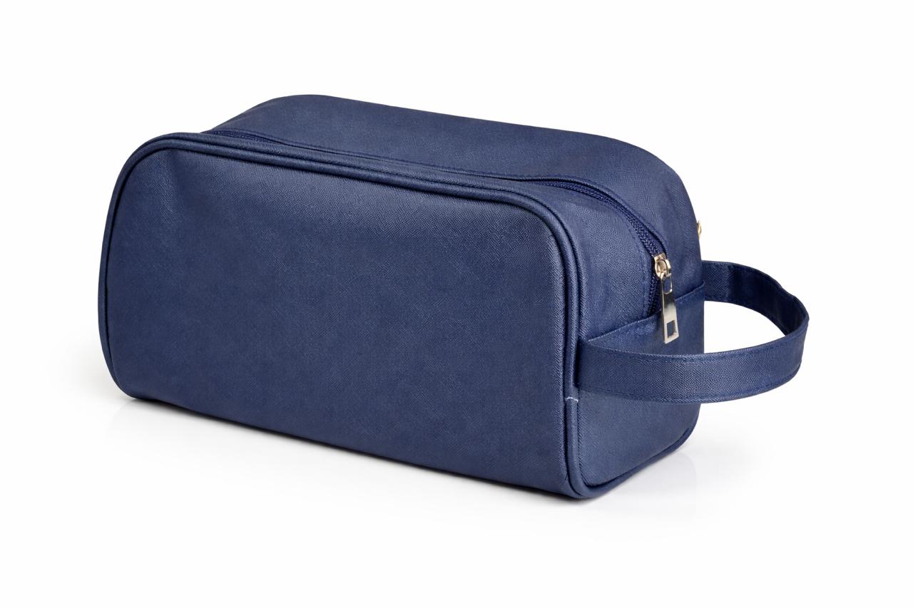 Al Khumery Premium Medwakh Travel Pouch – Luxury Blue Leather Dokha Storage Bag | Elegant Large Capacity Smoking Accessories