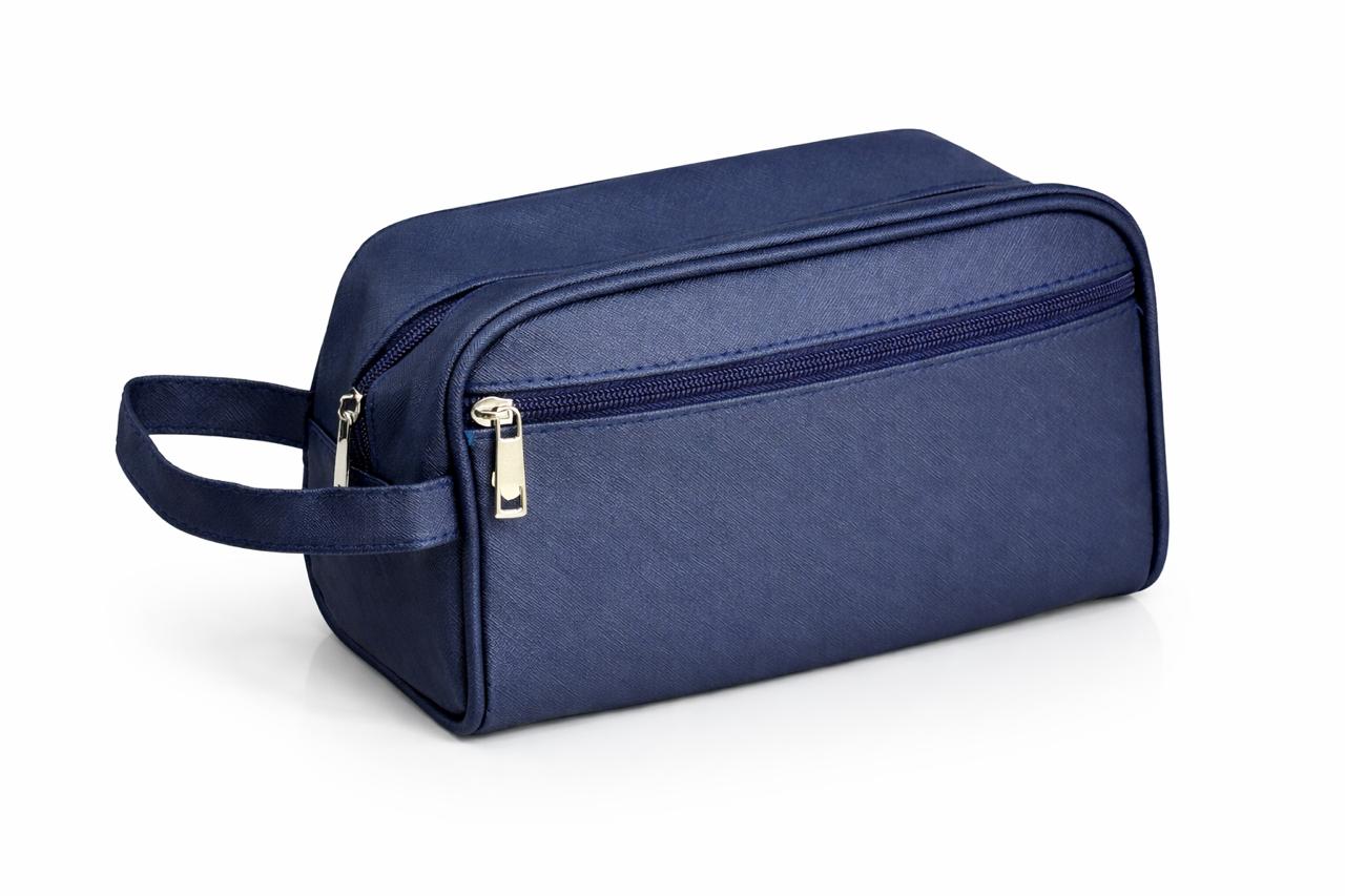Al Khumery Premium Medwakh Travel Pouch – Luxury Blue Leather Dokha Storage Bag | Elegant Large Capacity Smoking Accessories