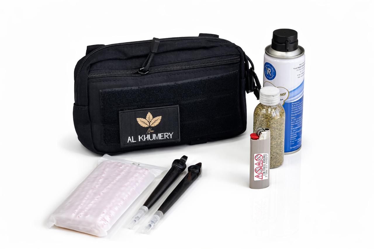 Al Khumery Tactical Medwakh Pouch – Military Style Dokha Storage Bag | Durable Outdoor Carry Case