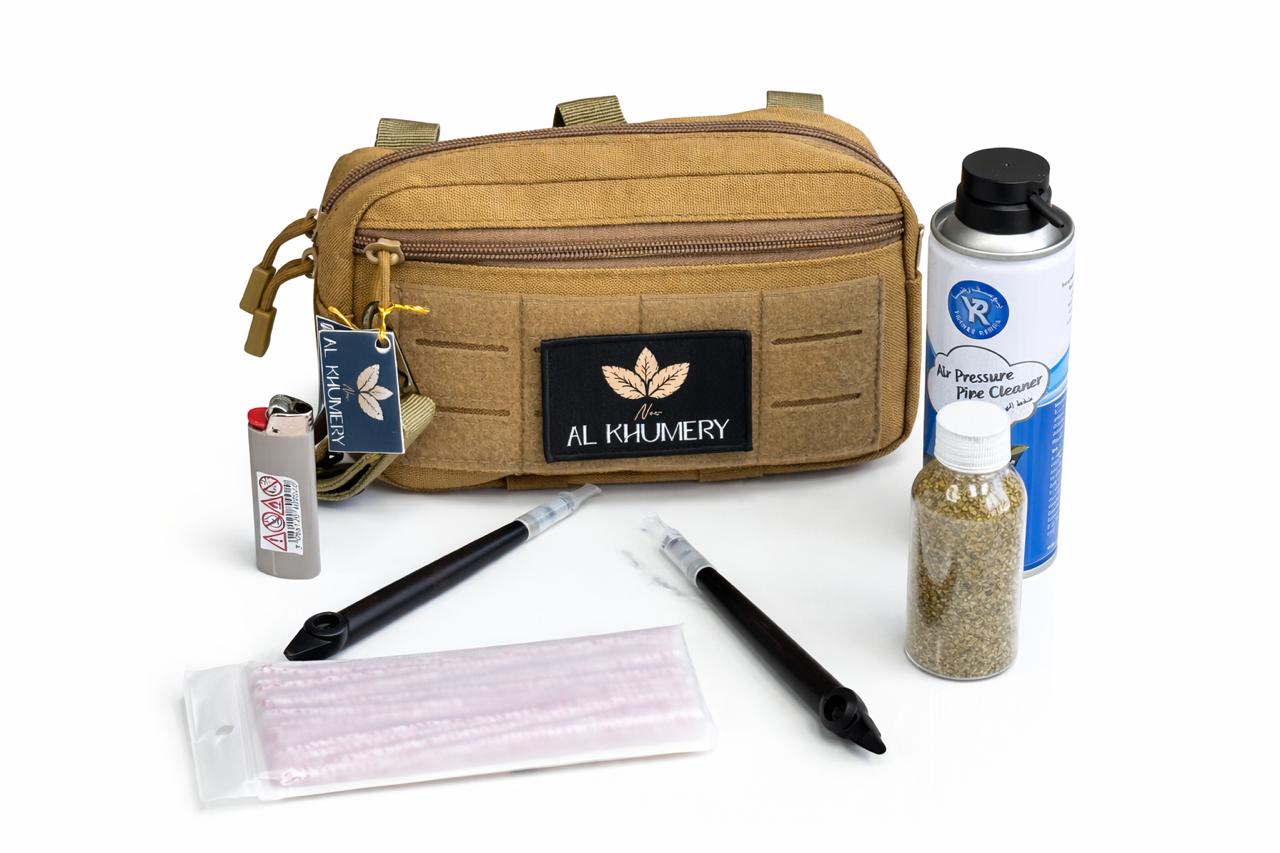 Al Khumery Tactical Medwakh Pouch – Military Style Dokha Storage Bag | Durable Outdoor Carry Case