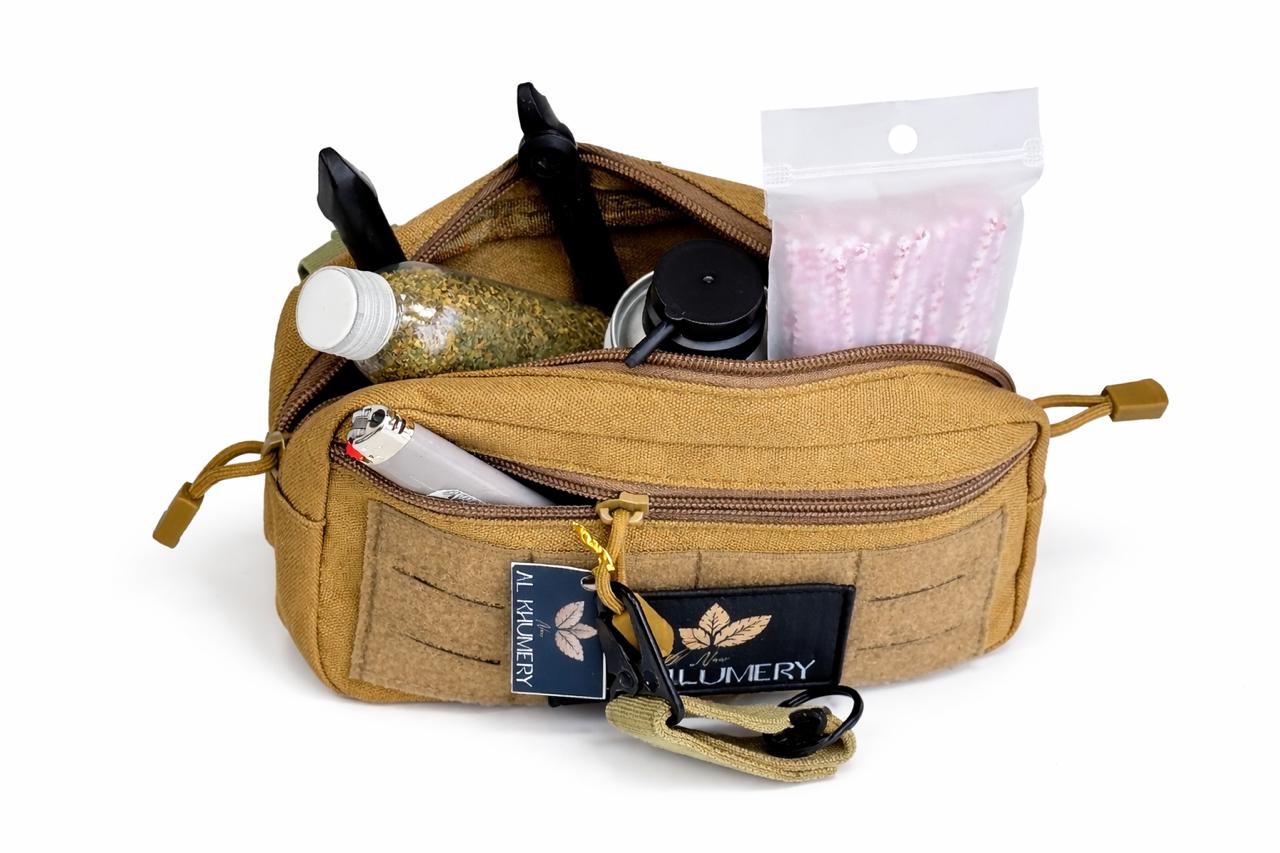 Al Khumery Tactical Medwakh Pouch – Military Style Dokha Storage Bag | Durable Outdoor Carry Case
