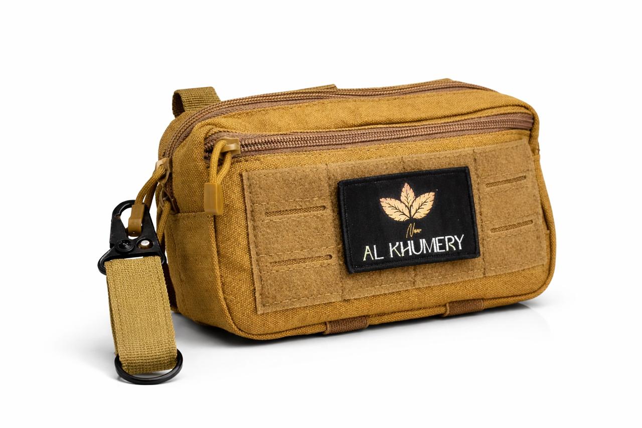Al Khumery Tactical Medwakh Pouch – Military Style Dokha Storage Bag | Durable Outdoor Carry Case