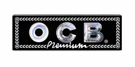 OCB Premium Rolling Papers – Ultra-Thin, Slow Burn & Natural Vegetable Gum | Classic Black Edition