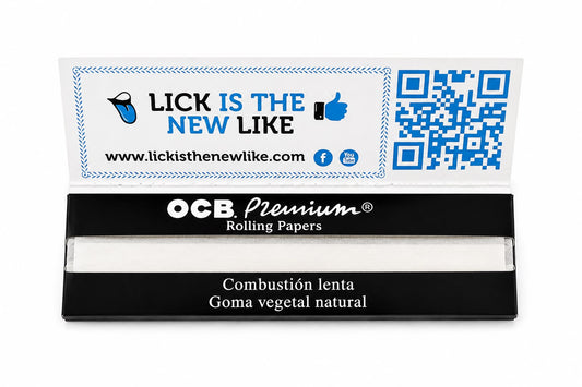 OCB Premium Rolling Papers – Ultra-Thin, Slow Burn & Natural Vegetable Gum | Classic Black Edition