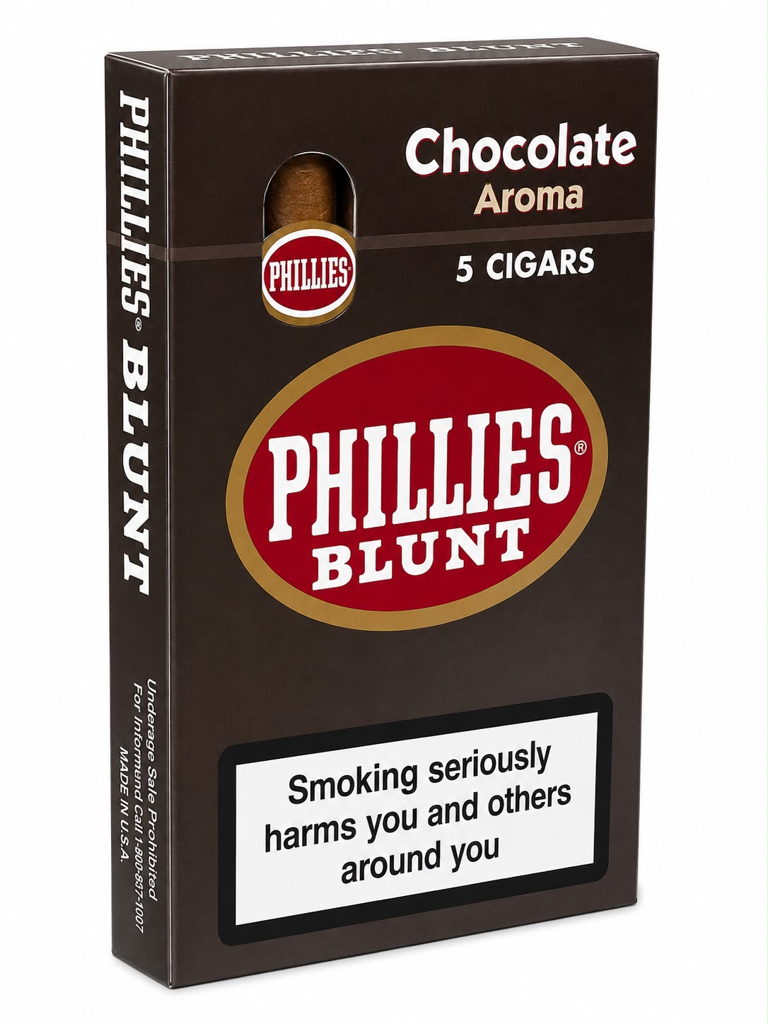Phillies Blunt Cigars – Grape, Honey, Strawberry & Chocolate Aroma | Premium USA-Made Flavored Cigars | Pack of 5 Sticks