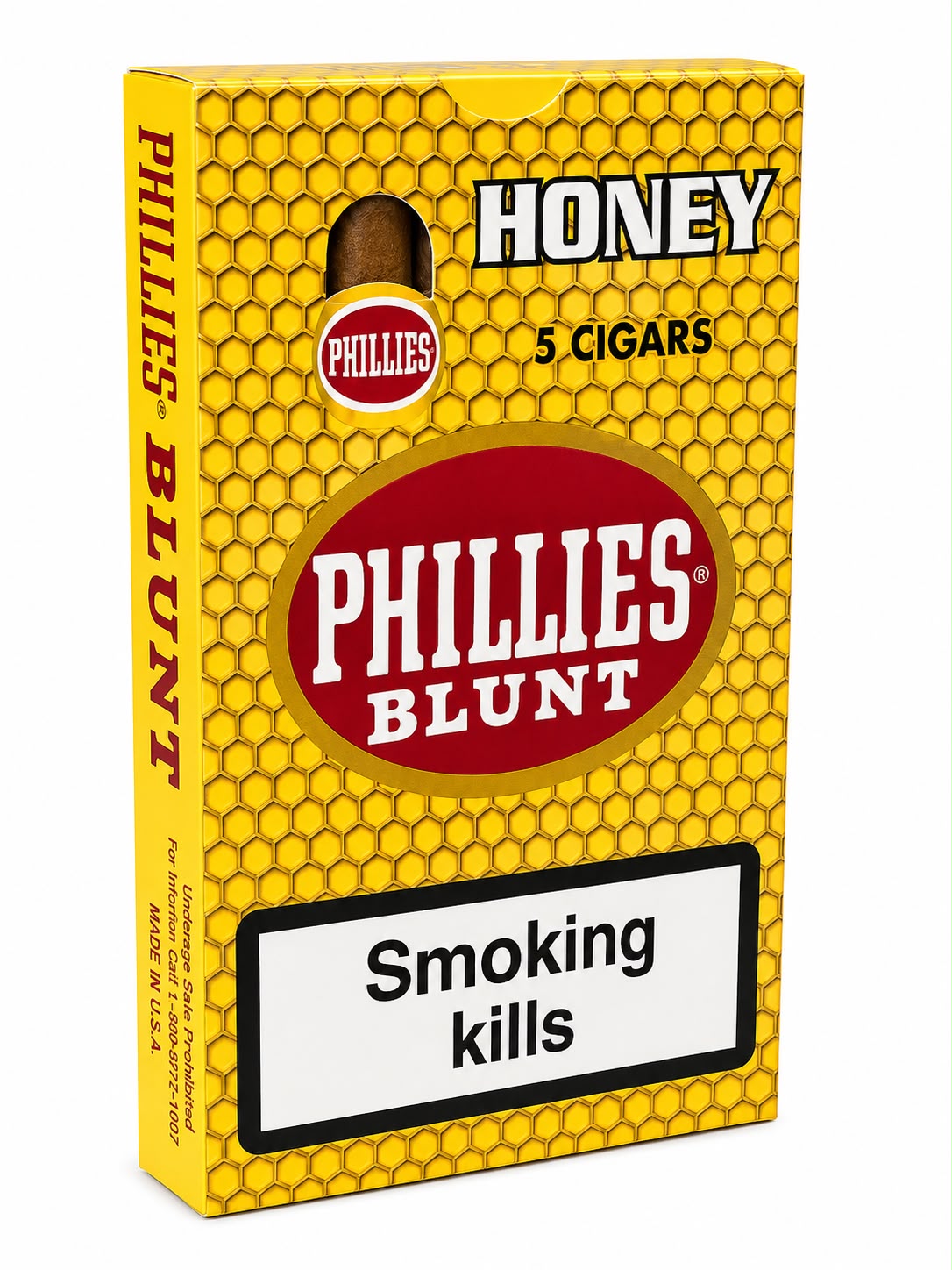 Phillies Blunt Cigars – Grape, Honey, Strawberry & Chocolate Aroma | Premium USA-Made Flavored Cigars | Pack of 5 Sticks