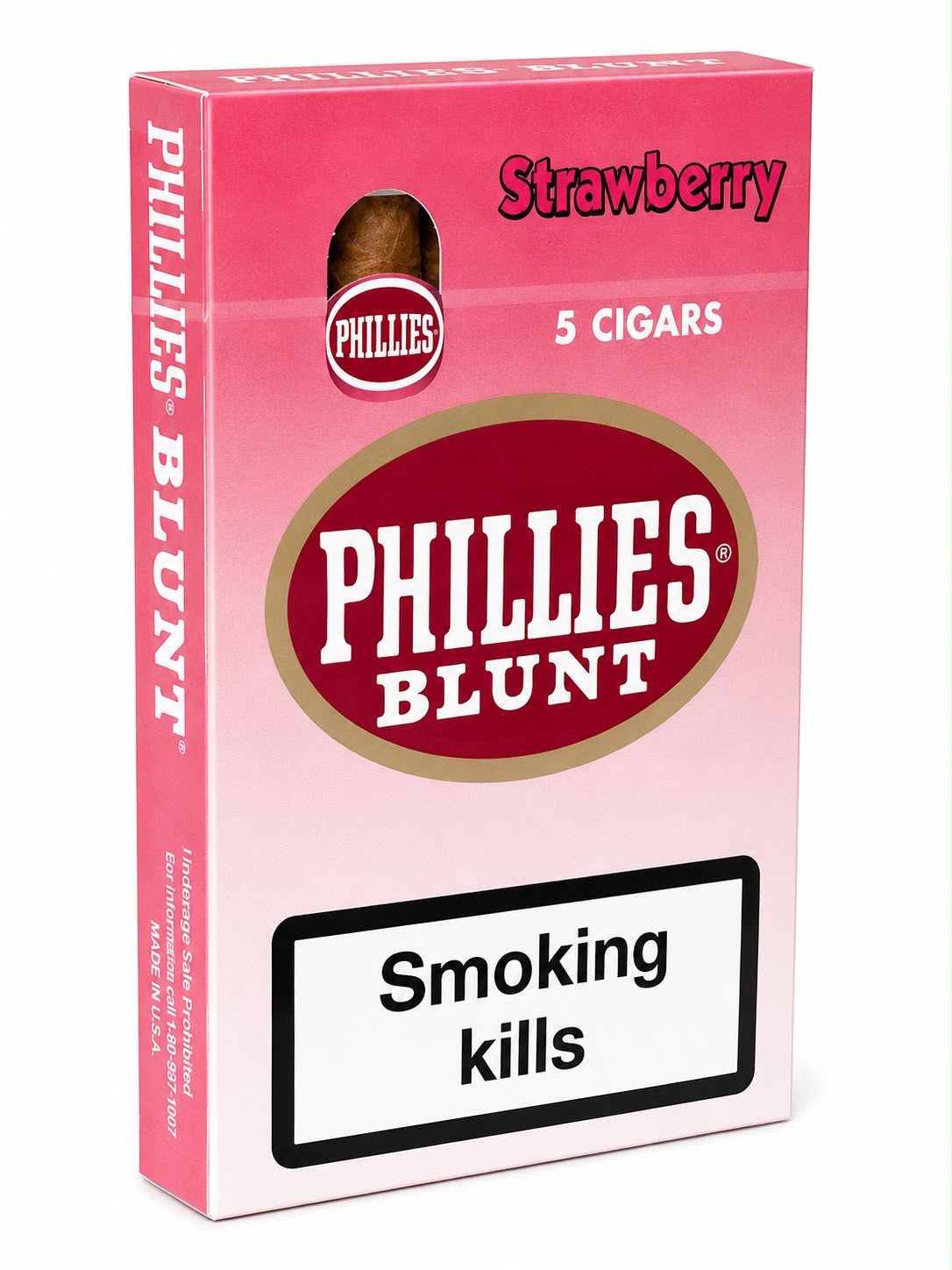 Phillies Blunt Cigars – Grape, Honey, Strawberry & Chocolate Aroma | Premium USA-Made Flavored Cigars | Pack of 5 Sticks