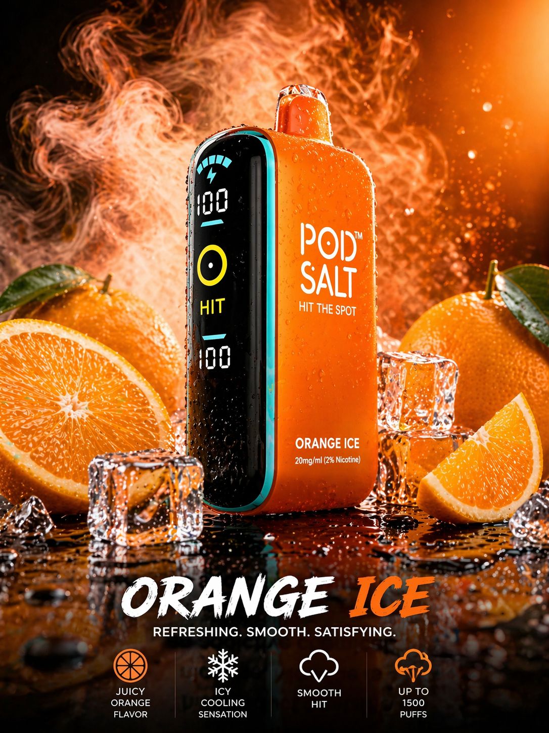 AL KHUMERY Pod Salt Hit Disposable Vape – [Flavor] | 15000 Puffs | 20mg | UAE