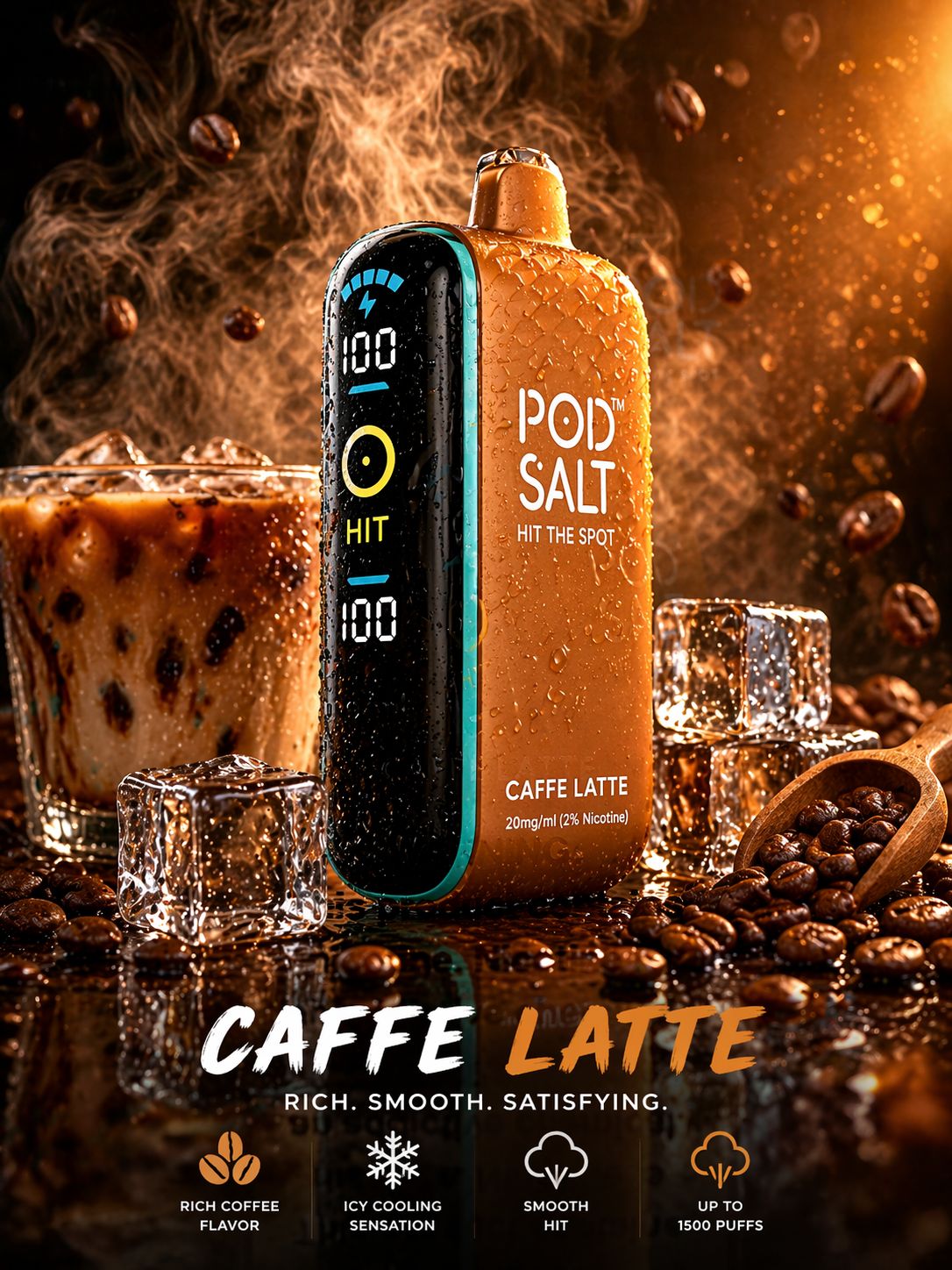 AL KHUMERY Pod Salt Hit Disposable Vape – [Flavor] | 15000 Puffs | 20mg | UAE