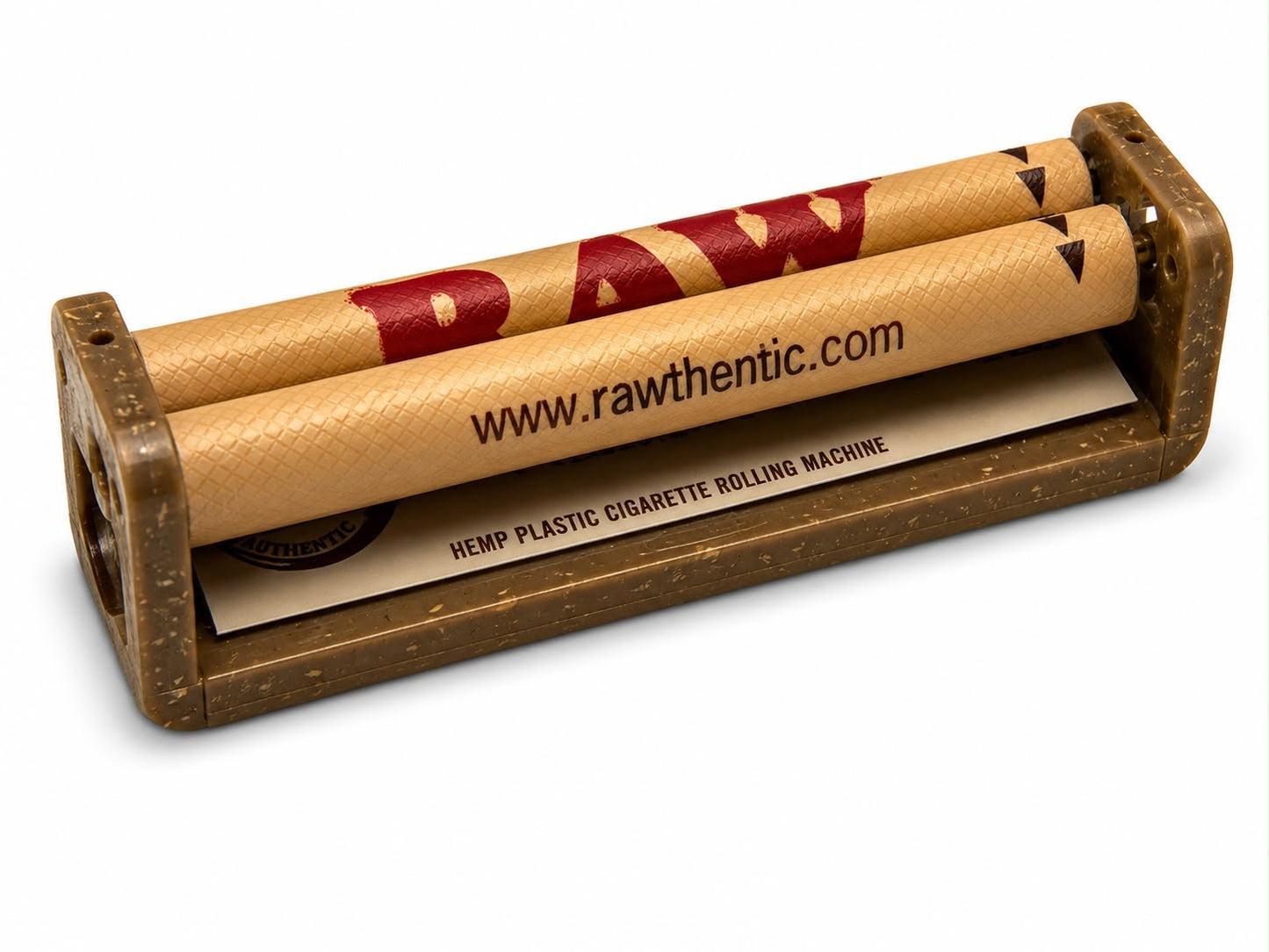 RAW Hemp Plastic Cigarette Rolling Machine – Eco-Friendly Hemp Frame | Perfect Rolls Every Time | Official Authentic RAW