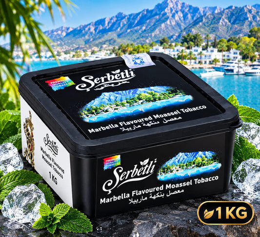 Serbetli -  Flavoured Molasses Tobacco – 1 KG Premium Hookah Shisha