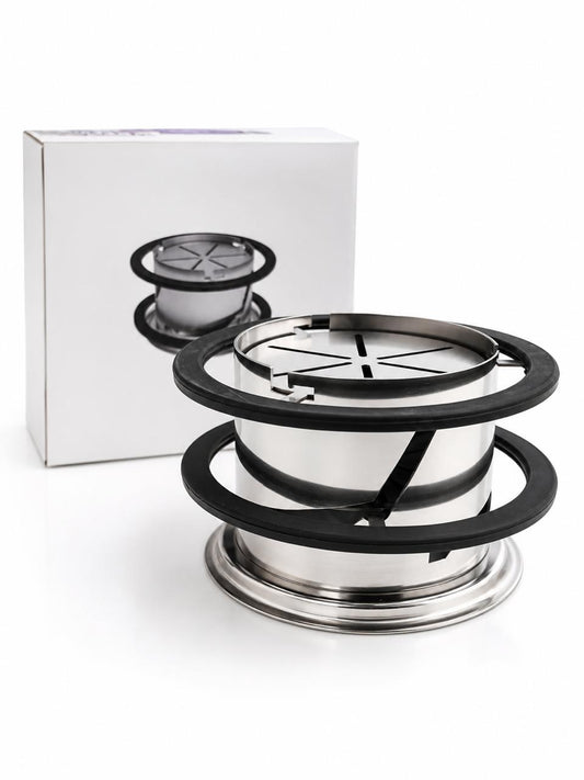 Stainless Steel Hookah Bowl Wind Cover / Heat Management Diffuser – Universal Fit with Silicone Grip Rings | Retail Box Included