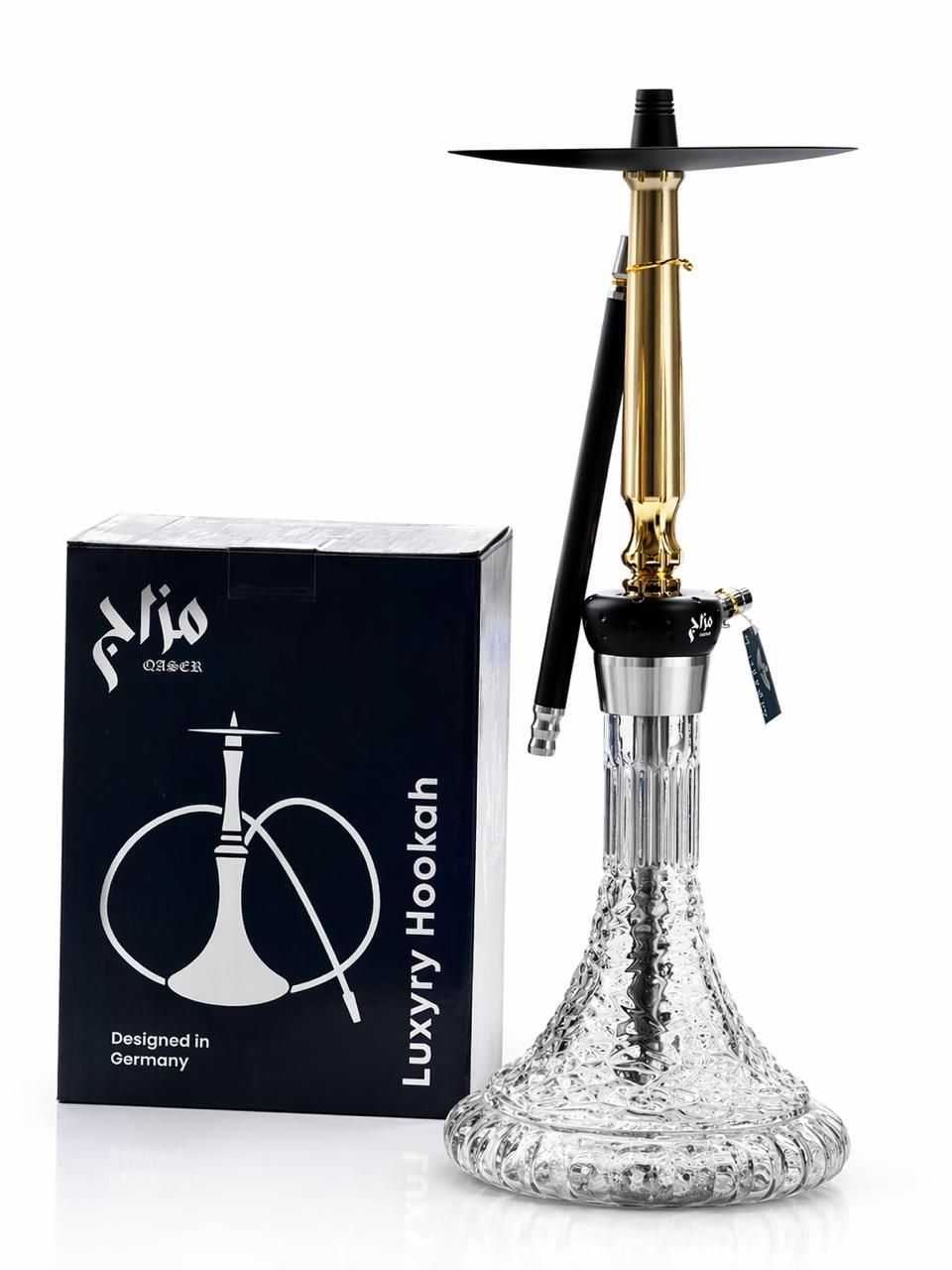 AL KHUMERY THE SOVEREIGN GOLD : ULTRA-LUXURY-CUT-CRYSTAL SHISHA ( HOOKAH )IN UAE
