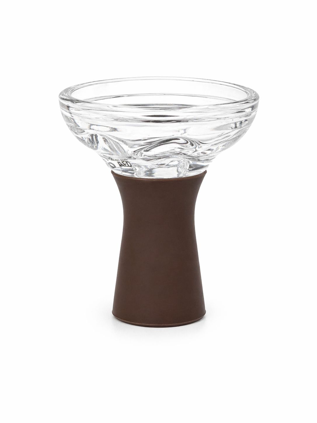 AL KHUMERY PREMIUM CRYSTAL GLASS FUNNEL HOOKAH BOWL – SWIRL SHISHA RAS WITH SILICONE STEM | BLUE, BROWN & BLACK | UAE