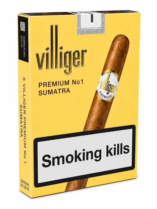 VILLIGER-EST . 1888 . SWITZERLAND HANDCRAFTED EXCELLENCE PREMIUM CIGARS