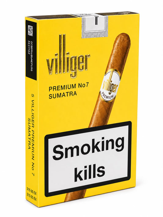 VILLIGER-EST . 1888 . SWITZERLAND HANDCRAFTED EXCELLENCE PREMIUM CIGARS