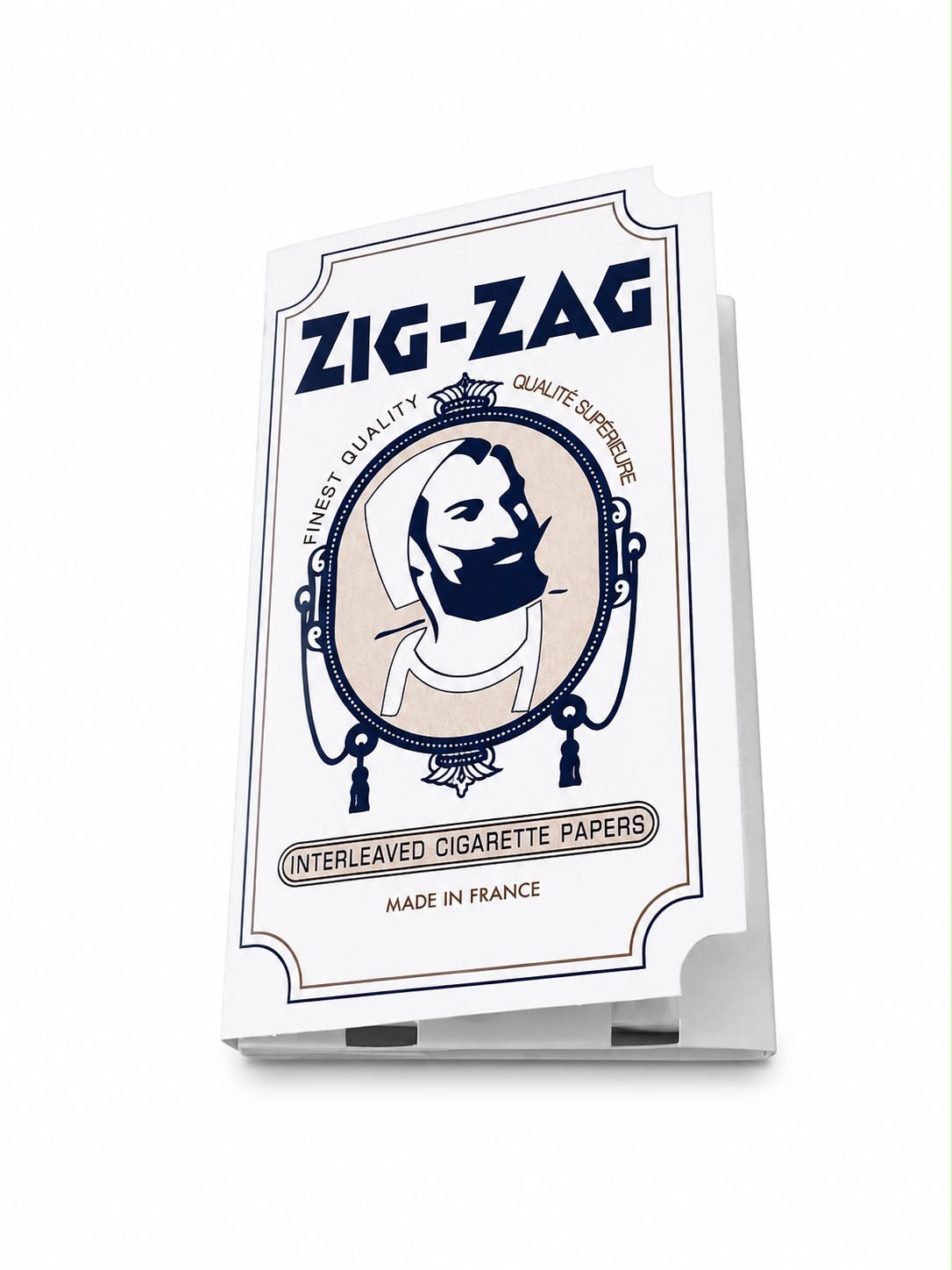 Zig-Zag White Interleaved Cigarette Rolling Papers – Finest Quality | Classic French Made | Iconic White Booklet