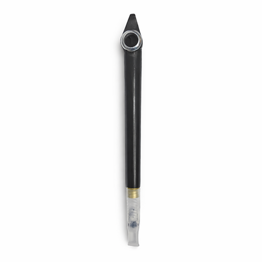 Black Wood Design with Steel Head Medwakh D1 | 14.4cm
