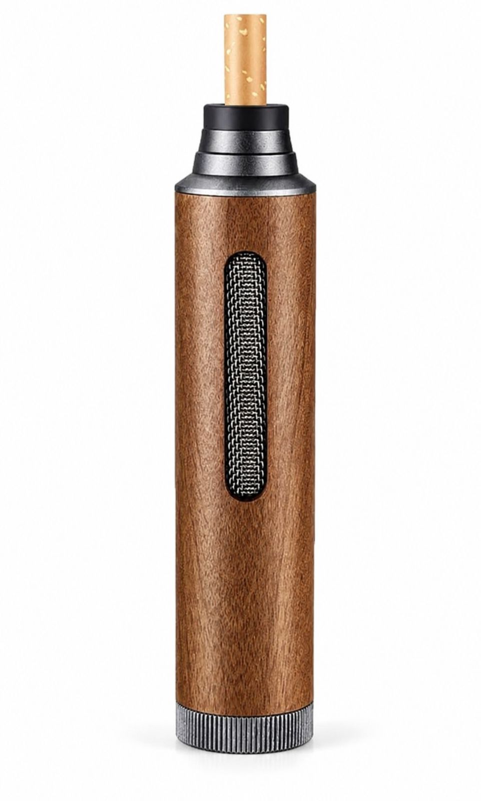 Luxury Handcrafted Cigarette Holder – Rich Walnut Finish, Premium Smoking Accessory for Gifting
