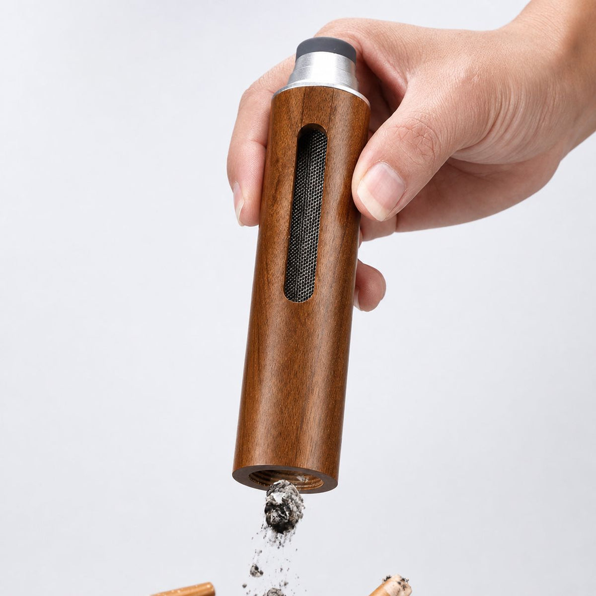 Luxury Handcrafted Cigarette Holder – Rich Walnut Finish, Premium Smoking Accessory for Gifting